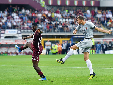 Serie A: Edin Dzeko's late strike helps AS Roma get off to winning start; Inter Milan go down 1-0 to Sassuolo Serie A: Edin Dzeko's late strike helps AS Roma get off to winning start; Inter Milan go down 1-0 to Sassuolo