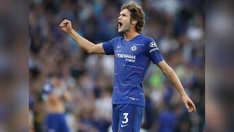 Premier League: Chelsea beat Arsenal in five-goal thriller after Marcos Alonso's late goal at Stamford Bridge
