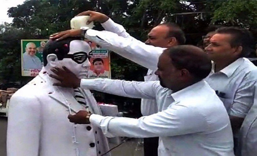 Yogi Adityanath says BJP is not anti-Dalit after Dalit lawyers purify Ambedkar statue garlanded by party leader
