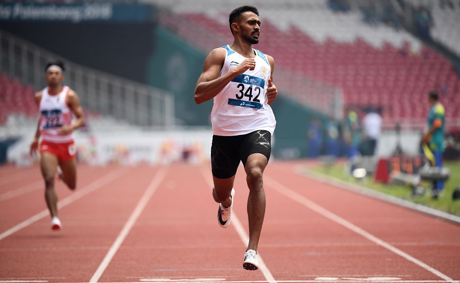 Muhammad Anas qualified for the semi-finals of men's 400 m after topping the overall list of qualifiers. AFP