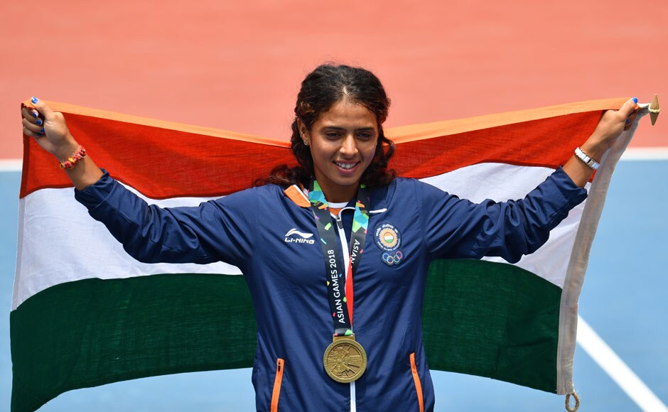Tennis player Ankita Raina won a bronze medal in the Women's Singles event, losing to top seed Shuai Zhang. AFP Tennis player Ankita Raina won a bronze medal in the Women's Singles event, losing to top seed Shuai Zhang. AFP