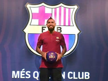 Barcelona have signed Arturo Vidal for a reported €21 million. Image courtesy: Twitter @FCBarcelona
