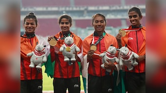 Firstpost Spodcast Episode 32: Women's relay team bags gold, India crash out in hockey and more on our daily sports podcast