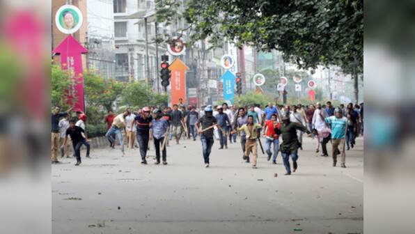 Video showing Bangladesh students pelting stones emerges as stand-off with govt over road safety continues for 8th day