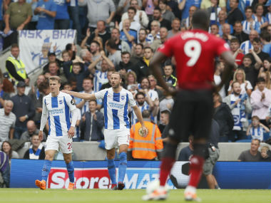 Premier League: Brighton make most of Manchester United's shambolic defence to effect shock 3-2 win Premier League: Brighton make most of Manchester United's shambolic defence to effect shock 3-2 win