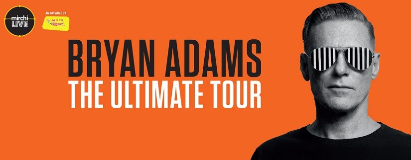Bryan Adams - The Ultimate Tour. Image via BookMyShow