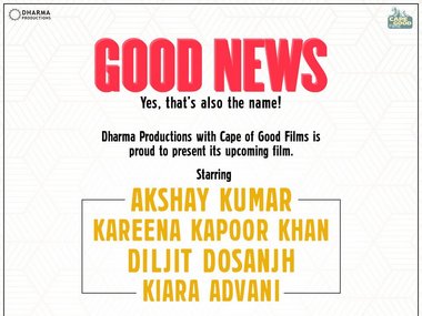 Good News, starring Akshay Kumar, Kareena Kapoor Khan, Diljit Dosanjh, to release on 19 July, 2019 Good News, starring Akshay Kumar, Kareena Kapoor Khan, Diljit Dosanjh, to release on 19 July, 2019