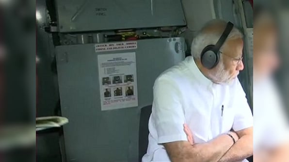 Kerala floods: Narendra Modi announces Rs 500 crore relief package after conducting aerial survey, says 'nation is with Kerala'