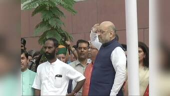 Independence Day 2018: Congress, Arvind Kejriwal taunt BJP over Amit Shah's fumble during flag hoisting at party headquarters