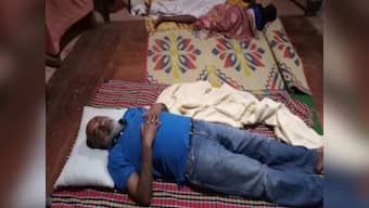 KJ Alphons sleeps at a relief camp in Changanacherry in Kottayam: 'Stop showing off', Twitter gives it back to him