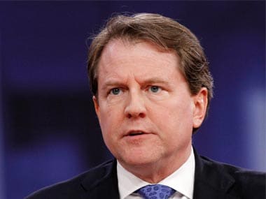 File image of former White House counsel Don McGahn. AP