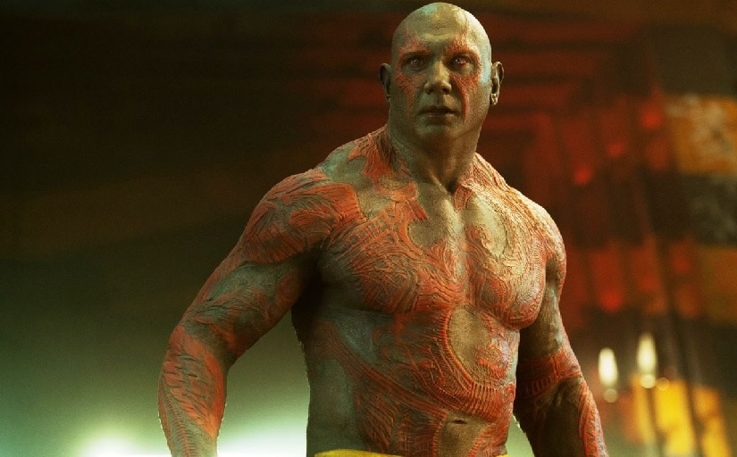 Dave Bautista as Drax. Image via Twitter