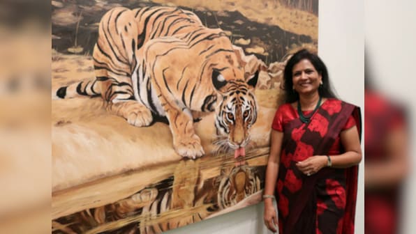 Sushma Jain's solo art exhibit captures the quintessential beauty of the wild