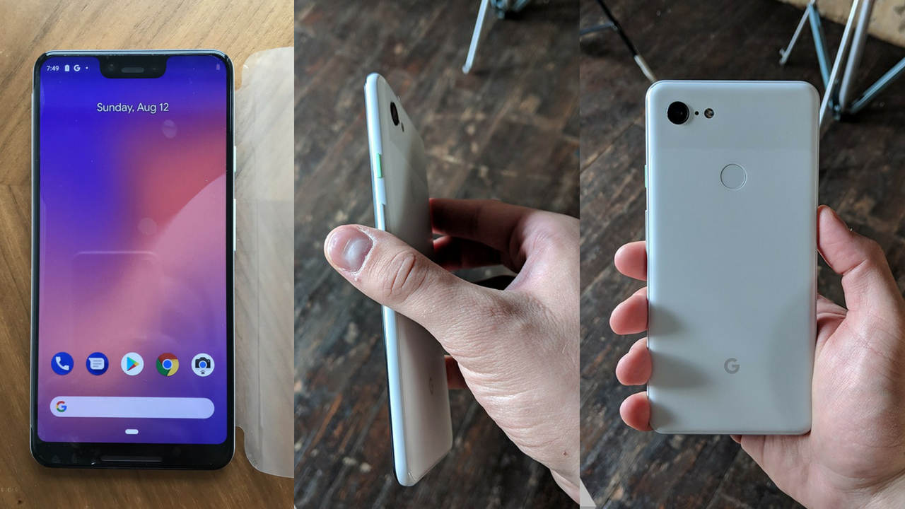 Leaked Images of Google Pixel 3 XL. Image: Rozetked