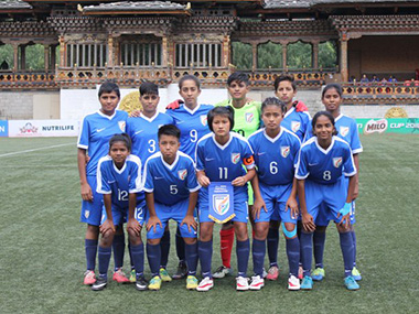 India U-15 Women's football team beats hosts Bhutan to reach semi-finals of SAFF Championship India U-15 Women's football team beats hosts Bhutan to reach semi-finals of SAFF Championship