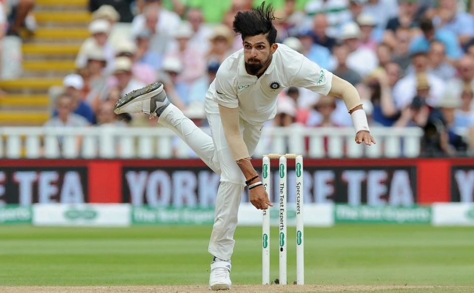 England's batting order was tormented by Ishant Sharma, who had an impressive spell, ending with figures of 5/51 in thirteen overs. AP England's batting order was tormented by Ishant Sharma, who had an impressive spell, ending with figures of 5/51 in thirteen overs. AP