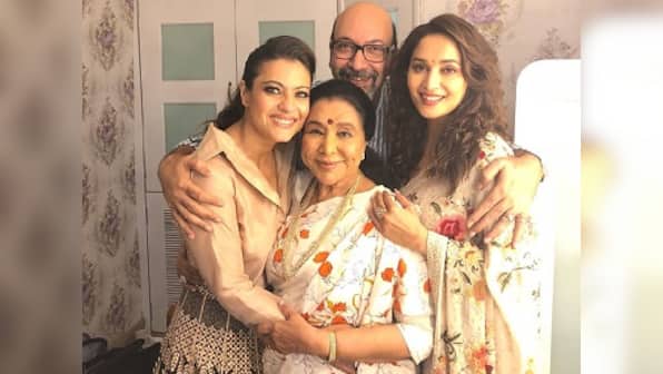 Helicopter Eela star Kajol joins Madhuri Dixit, Asha Bhosle on the sets of Dance Deewane