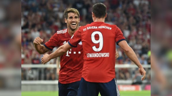 Bayern Munich ride on Javi Martinez's second-half header to earn victory over Manchester United in final pre-season clash