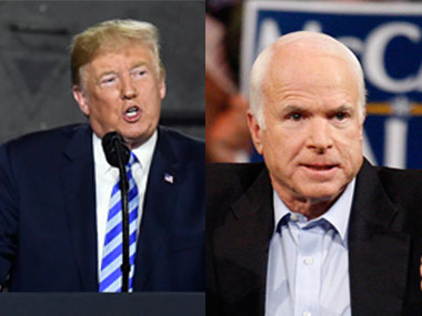 Under pressure from all flanks, Donald Trump re-lowers White House flag for John McCain; says 'despite our differences,' I respect his service' Under pressure from all flanks, Donald Trump re-lowers White House flag for John McCain; says 'despite our differences,' I respect his service'