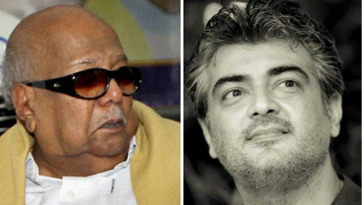 After Vijay, Rajinikanth, actors Ajith, Goundamani pay visit to M Karunanidhi at Kauvery Hospital