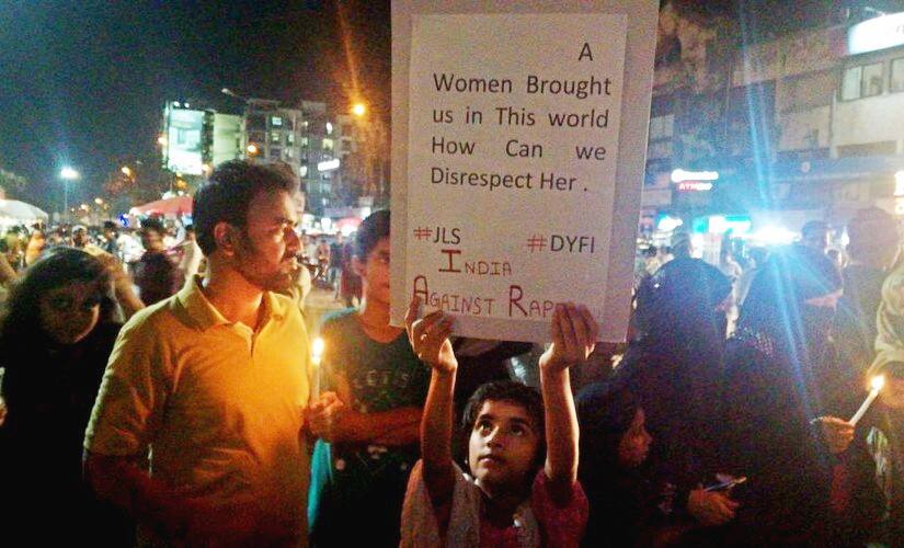Protests against Kathua rape case in Mumbai. Hassan M Kamal
