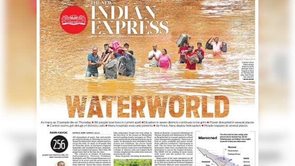 On day after Atal Bihari Vajpayee's demise, Kerala floods get sparse coverage in several English dailies