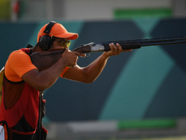 Asian Games 2018: Lakshay clinches silver in men's trap shooting event; Manavjit Singh Sandhu finishes fourth Asian Games 2018: Lakshay clinches silver in men's trap shooting event; Manavjit Singh Sandhu finishes fourth