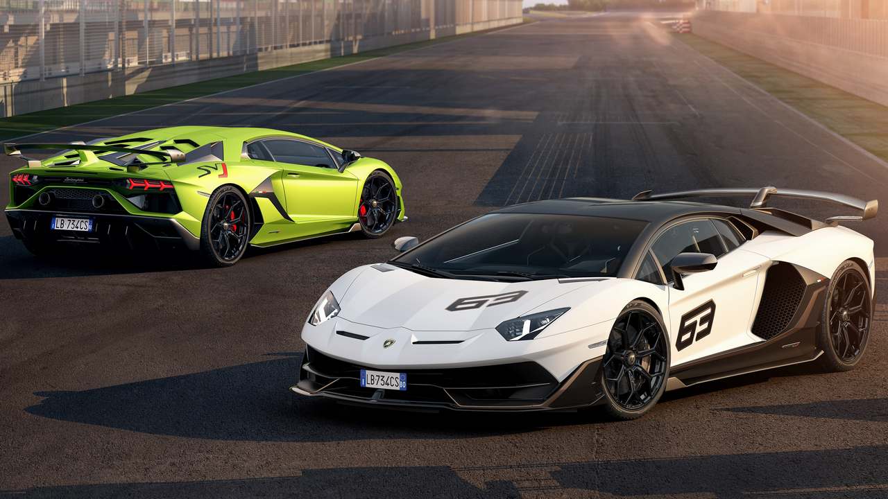 Lamborghini Aventador SVJ and SVJ 63 unveiled at Monterey ...