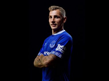 Premier League: Everton sign French left-back Lucas Digne from Barcelona on five-year deal Premier League: Everton sign French left-back Lucas Digne from Barcelona on five-year deal