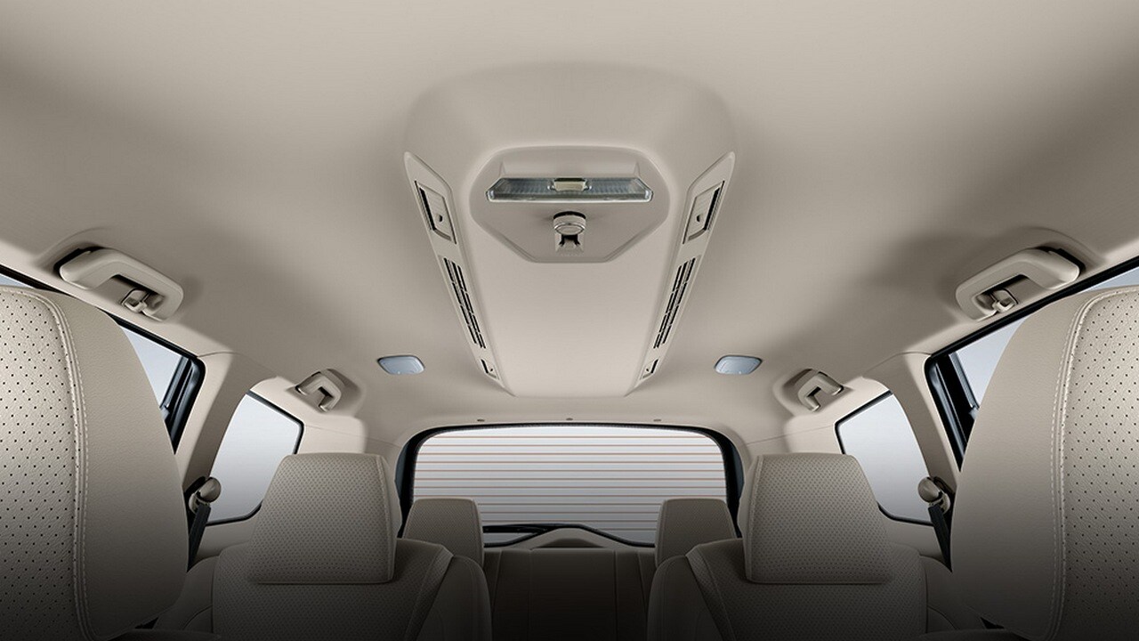 Mahindra Marazzo Roof-AC. Image: Mahindra Marazzo