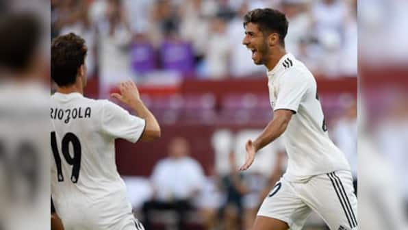Marco Asensio scores twice to take Real Madrid to 3-1 victory over short-staffed Juventus in International Champions Cup