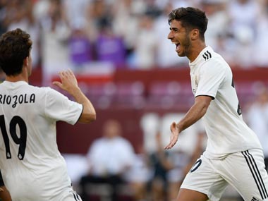 Marco Asensio scores twice to take Real Madrid to 3-1 victory over short-staffed Juventus in International Champions Cup Marco Asensio scores twice to take Real Madrid to 3-1 victory over short-staffed Juventus in International Champions Cup