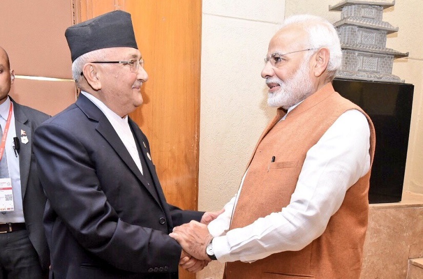 Nepalese PM KP Sharma Oli calls up Narendra Modi to greet India on Independence Day Nepalese PM KP Sharma Oli calls up Narendra Modi to greet India on Independence Day