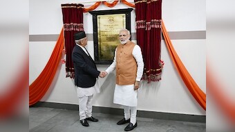 Narendra Modi, KP Sharma Oli inaugurate Nepal-Bharat Maitri Pashupati Dharamshala in Kathmandu