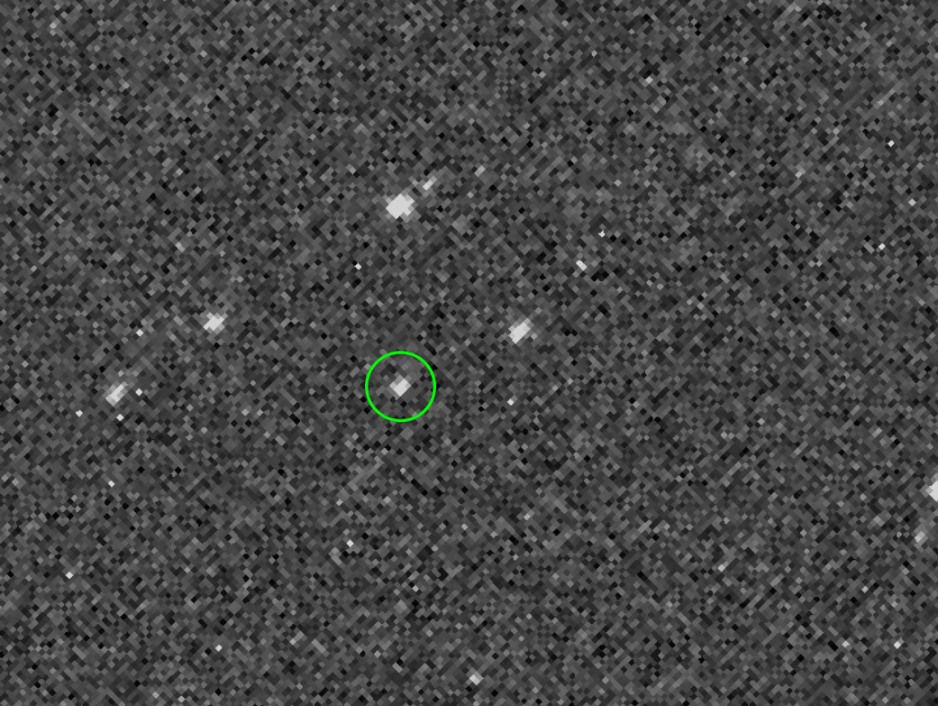 In these series of five images taken by NASA's OSIRIS-Rex on 17 August, the asteroid Bennu is front and centre, from 1.4 million kilometers away. It was seen by the spacecraft amidst stars of the constellation Serpens. Image: NASA Goddard/University of Arizona