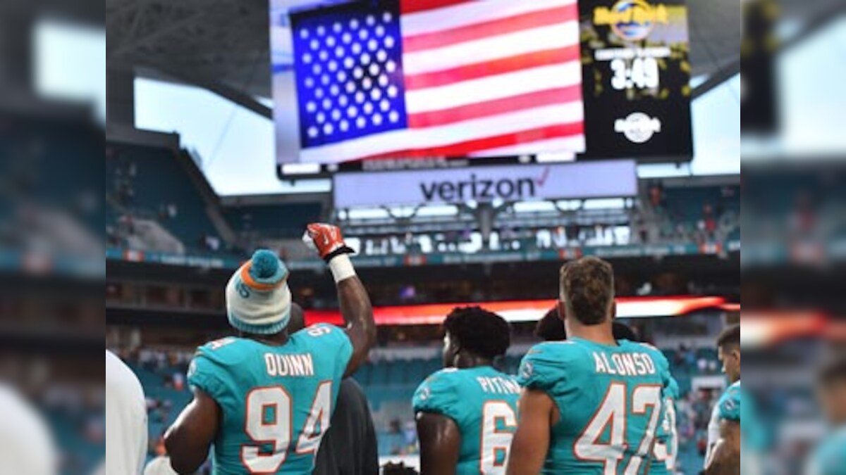 US President Donald Trump renews attacks on NFL players for protesting during national anthem