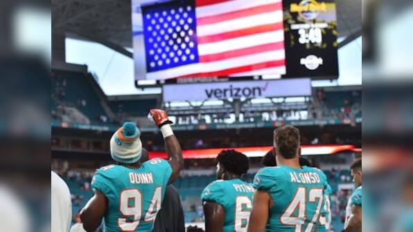 US President Donald Trump renews attacks on NFL players for protesting during national anthem