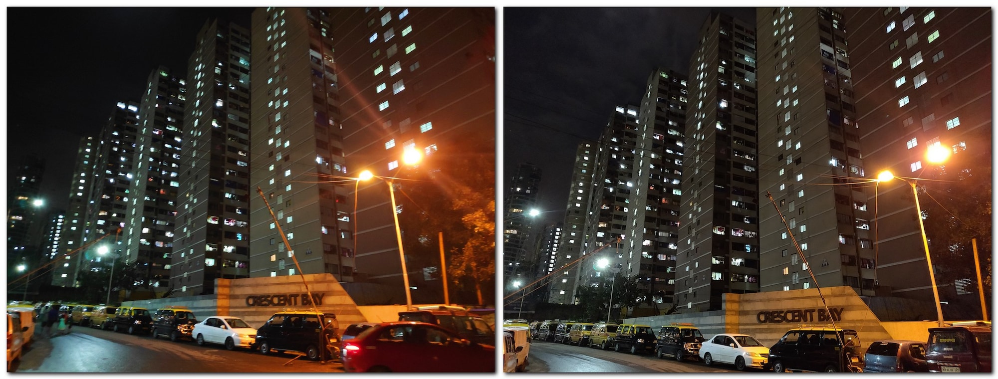 The POCO F1 also tends to oversaturate colours in low light. OnePlus 6 (right), POCO F1 (left)