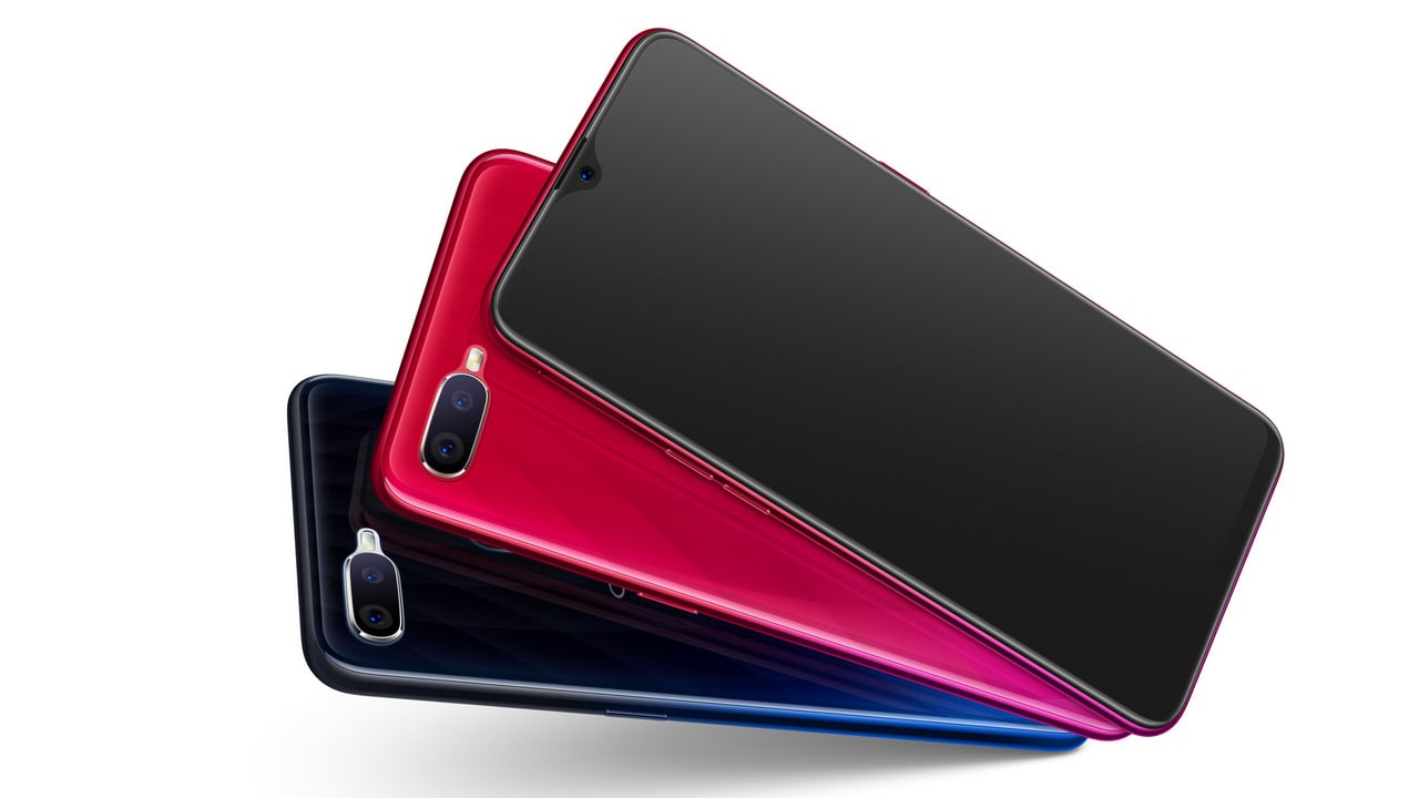 The Oppo F9 Pro goes on sale on 31 August and will be available in three colour combinations. Image: Oppo India