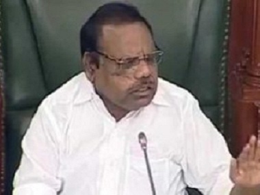 Tamil Nadu Assembly speaker P Dhanapal says 18 rebel AIADMK MLAs' meeting with governor is valid grounds for disqualification Tamil Nadu Assembly speaker P Dhanapal says 18 rebel AIADMK MLAs' meeting with governor is valid grounds for disqualification