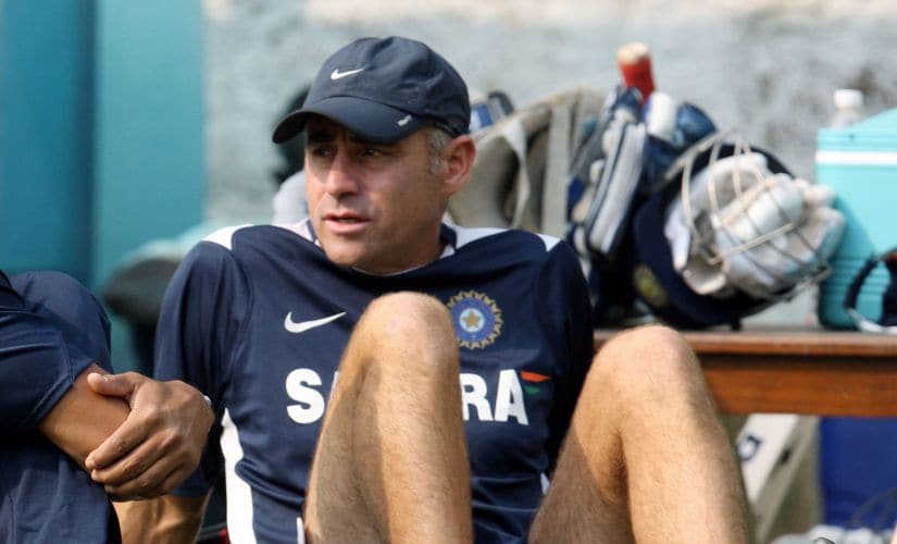 File image of Paddy Upton during his time as mental conditioning coach of Indian cricket team. AFP