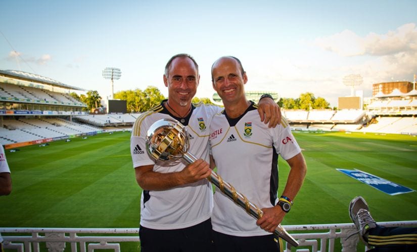 Paddy Upton with Gary Kirsten during their time with South African cricket team. Image Courtesy: PaddyUpton.com