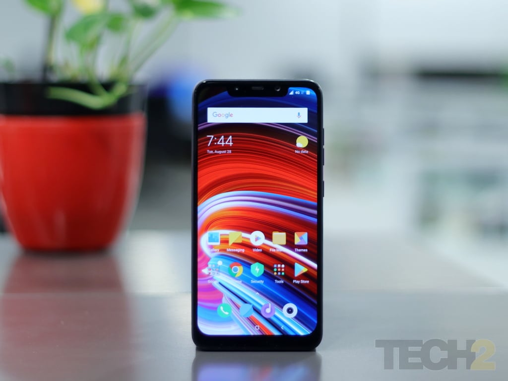 The POCO F1 starts at a price of Rs 20,999. Image: Tech2/ Shomik Sen Bhattacharjee