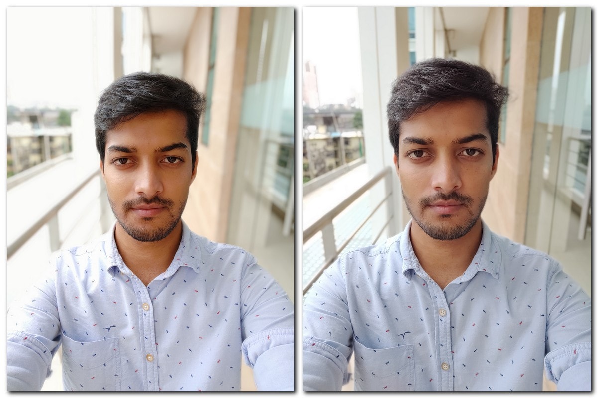 Portrait mode — POCO F1 (left) OnePlus 6 (right)