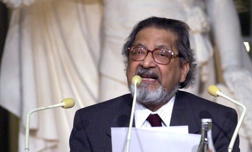 VS Naipaul. Reuters