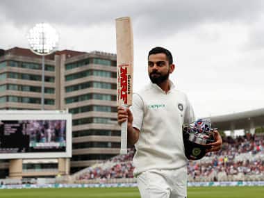 Cricket - England v India - Third Test - Trent Bridge, Nottingham, Britain - August 20, 2018 India’s Virat Kohli is applauded after being bowled out by England’s Chris Woakes Action Images via Reuters/Paul Childs - RC131C3A0320