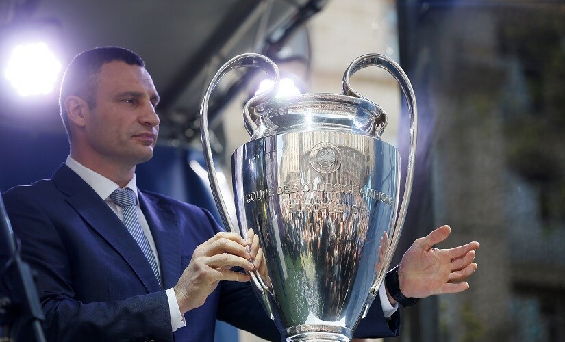 File image of mayor of Kiev and former boxer Vitali Klitschko. Reuters