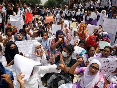 Dhaka comes to standstill as students hold massive protests over poor road safety; Sheikh Hasina promises reforms in phases
