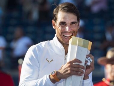 Canada Open: Rafael Nadal overcomes Greek birthday boy Stefanos Tsitsipas in straight sets to win 80th career title