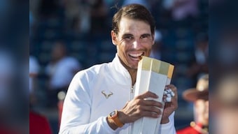 Canada Open: Rafael Nadal overcomes Greek birthday boy Stefanos Tsitsipas in straight sets to win 80th career title